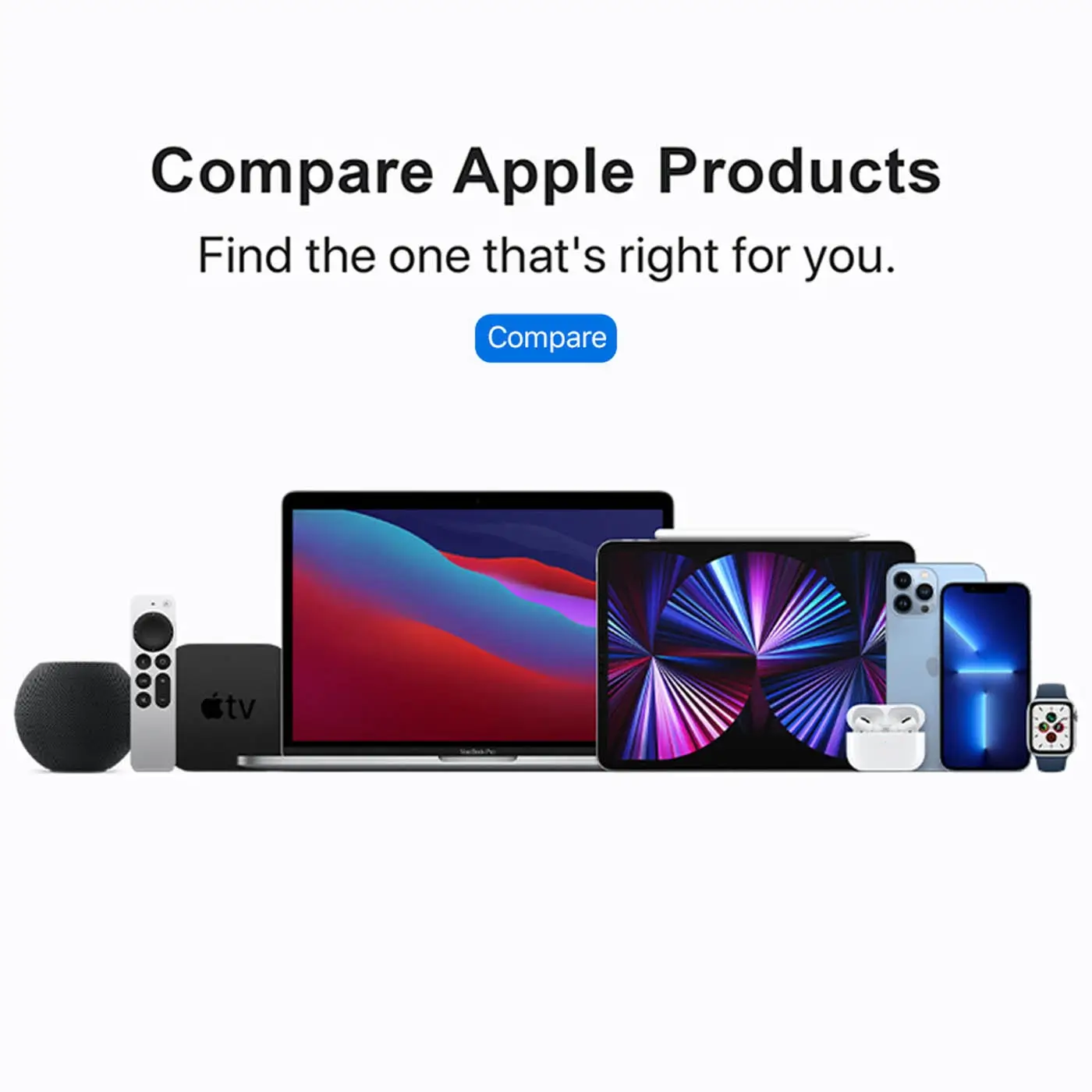 Compare Apple Products - Apple Store